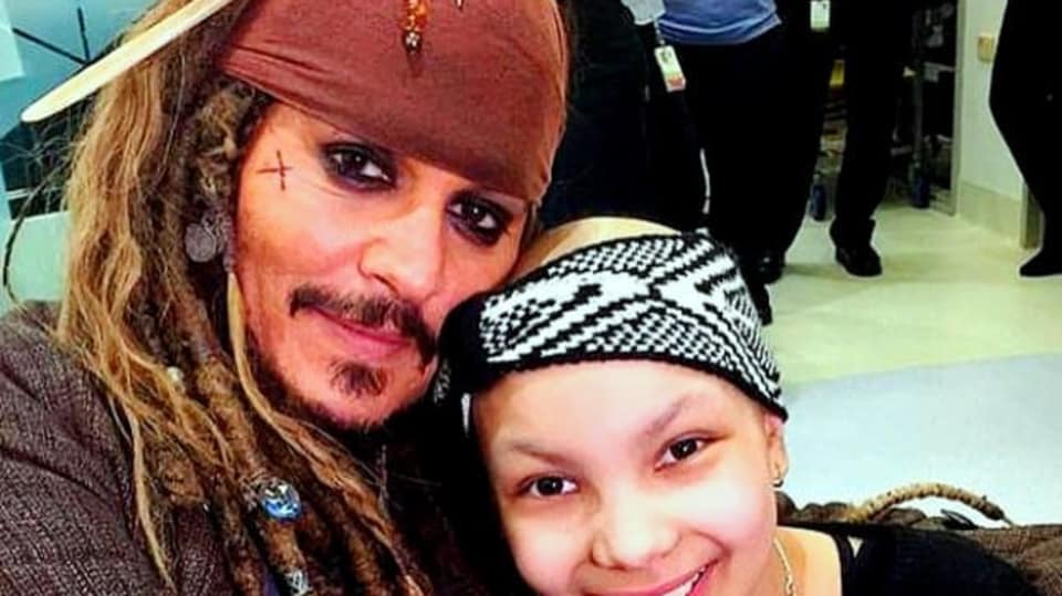 Johnny Depp s jednou z pacientek
